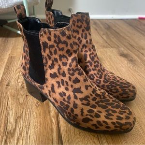 Leopard Boots